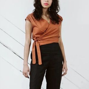 Only Child Potrero Wrap Top